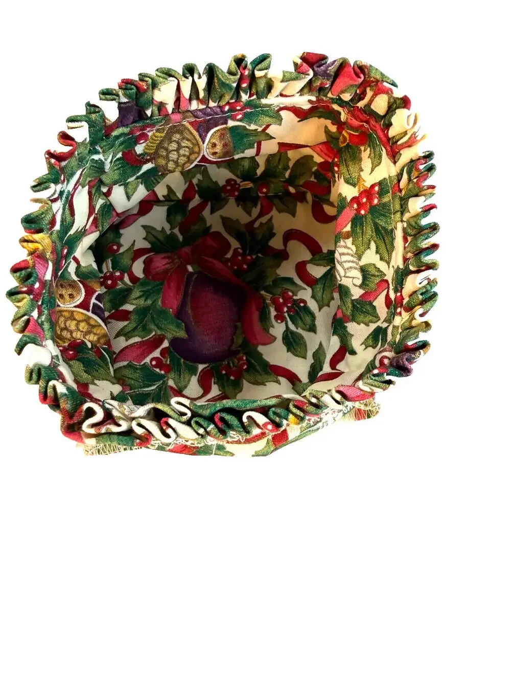 2000 Longaberger Tree Trimmng Holly Ribbon Liner